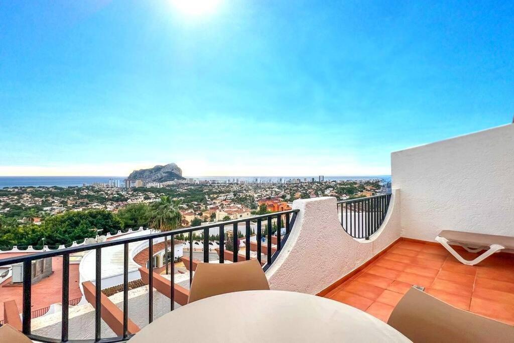 Flamingo Apartment - Imperial Park - Sea View, 6 Pools, Terrace カルプ エクステリア 写真