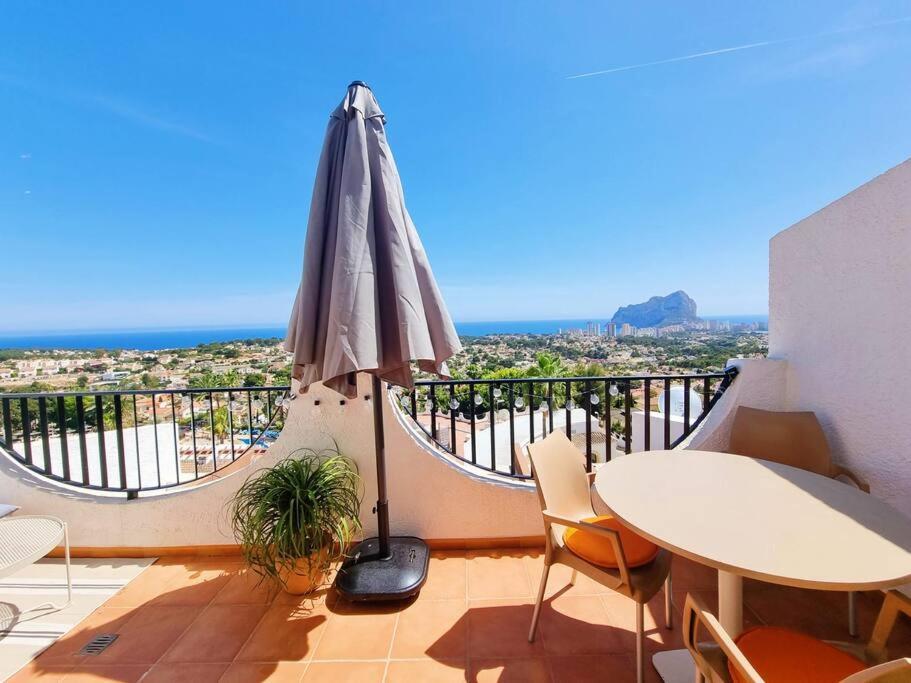 Flamingo Apartment - Imperial Park - Sea View, 6 Pools, Terrace カルプ エクステリア 写真