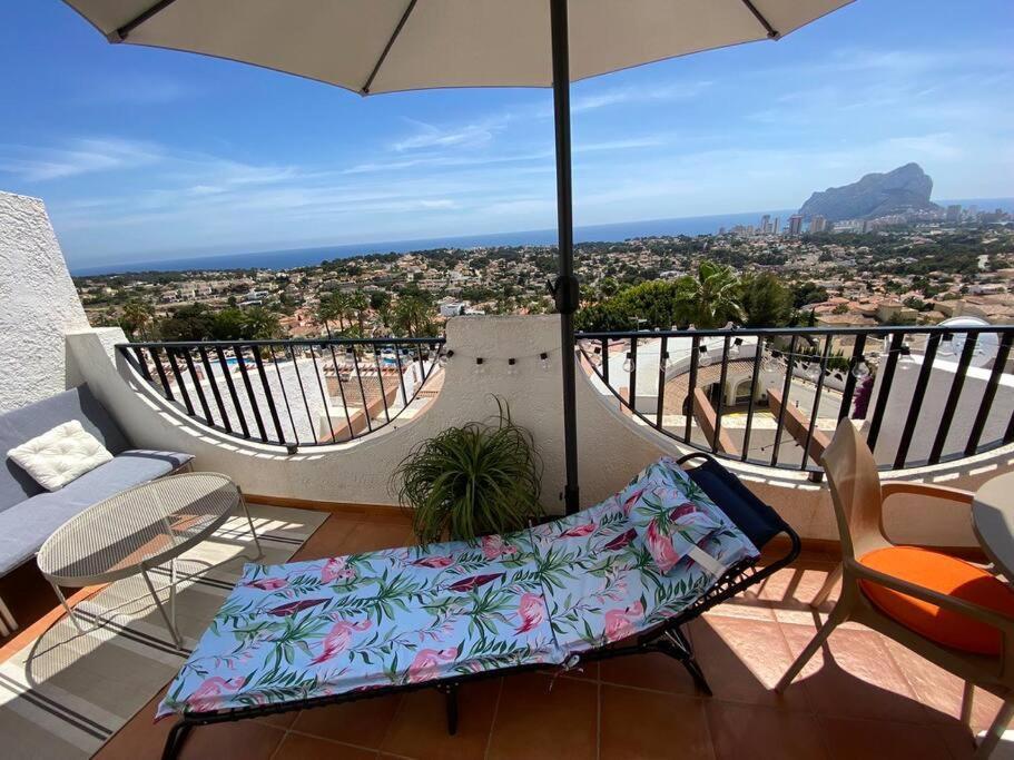 Flamingo Apartment - Imperial Park - Sea View, 6 Pools, Terrace カルプ エクステリア 写真